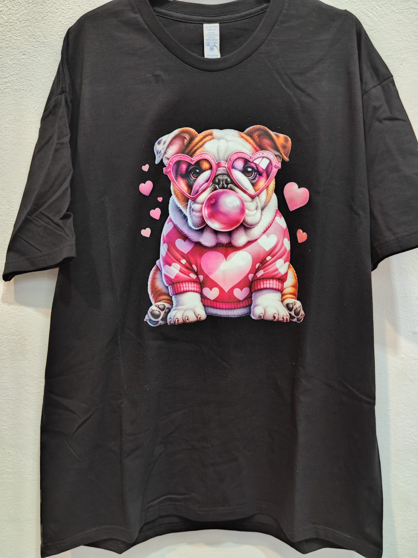 Camiseta Bulldog  pink