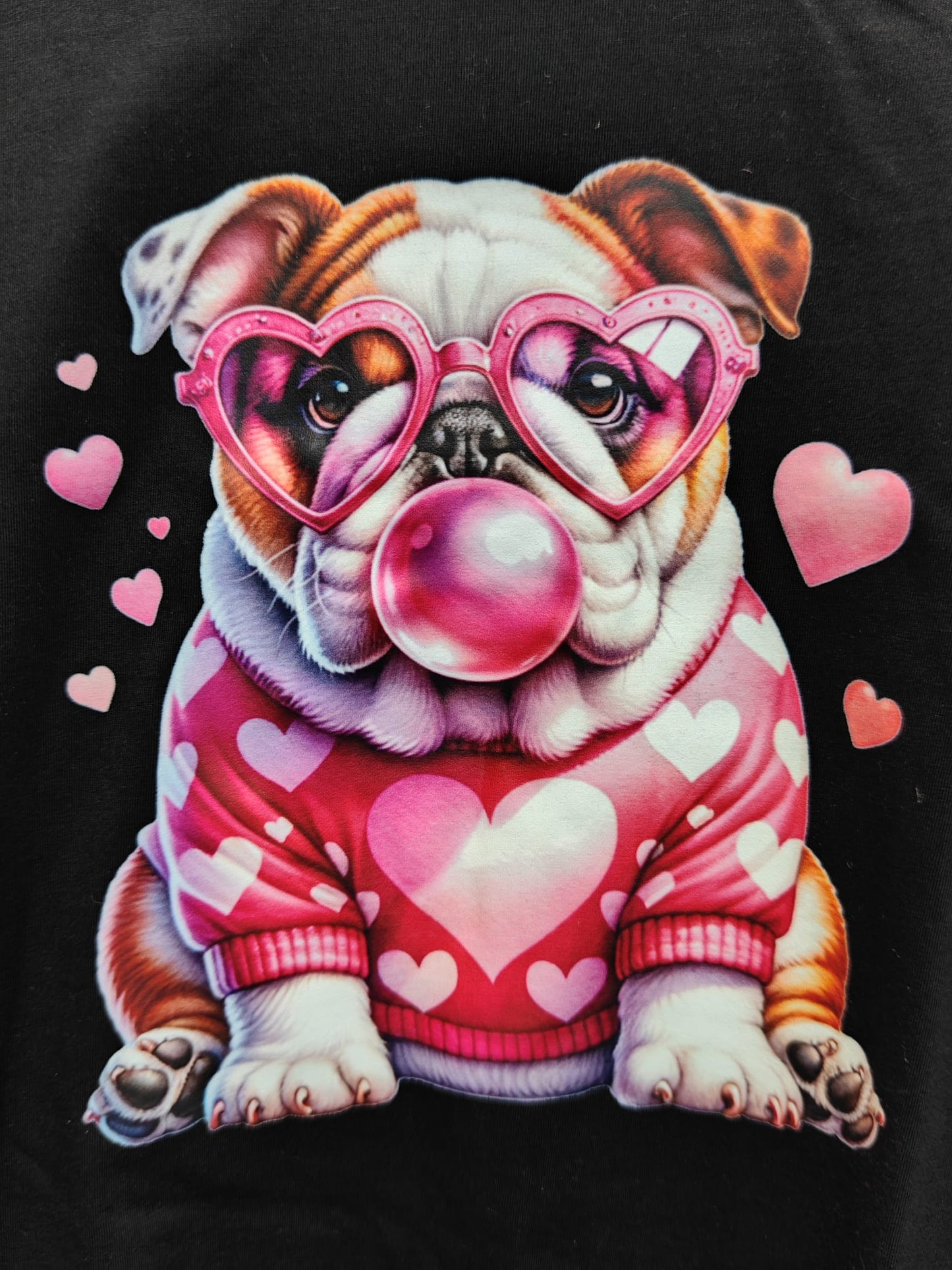 Camiseta Bulldog  pink
