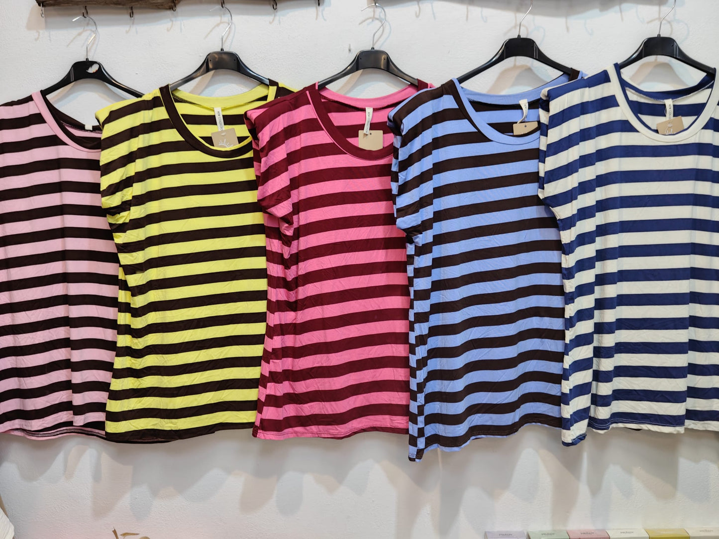 Camiseta Hombreras Rayas Ag