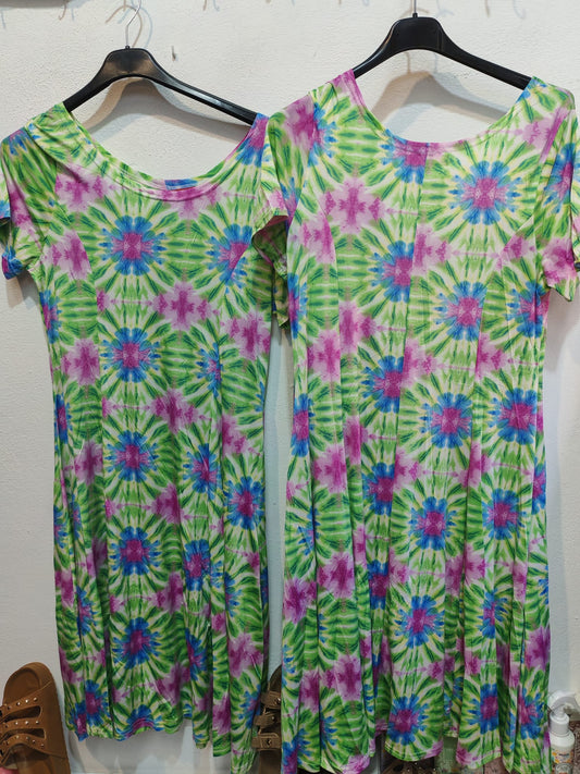 Vestido tie die