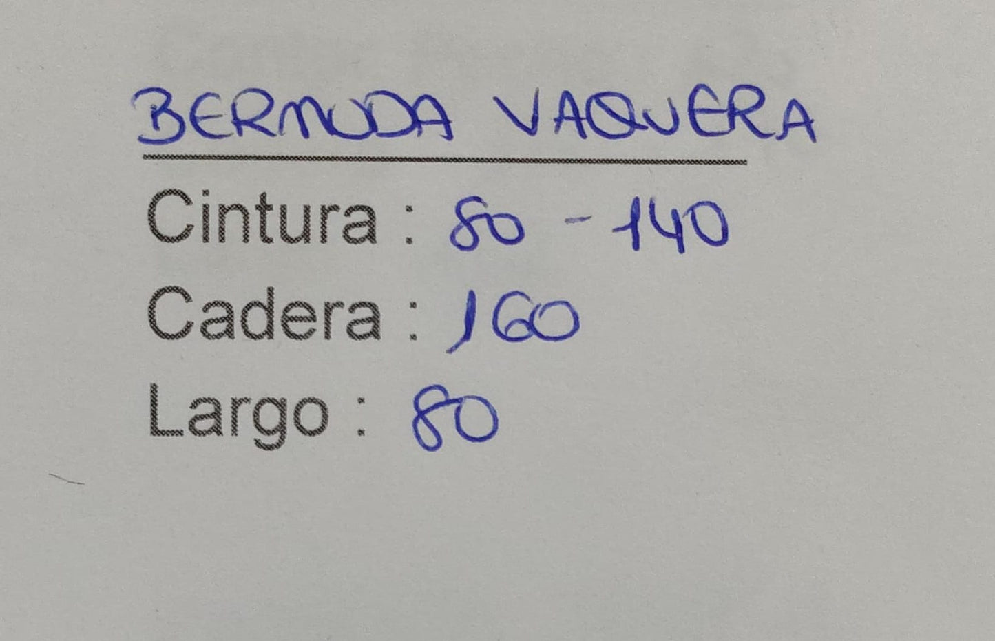 Bermuda Vaquera