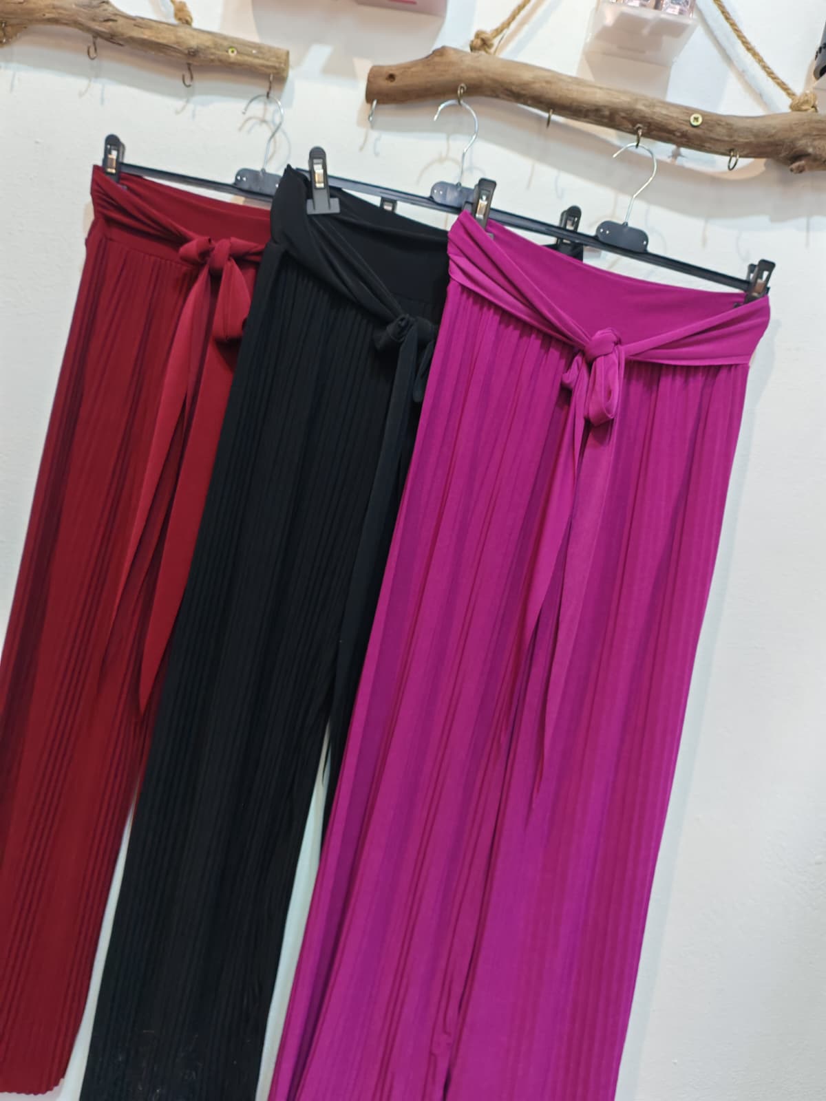 Pantalon plisado