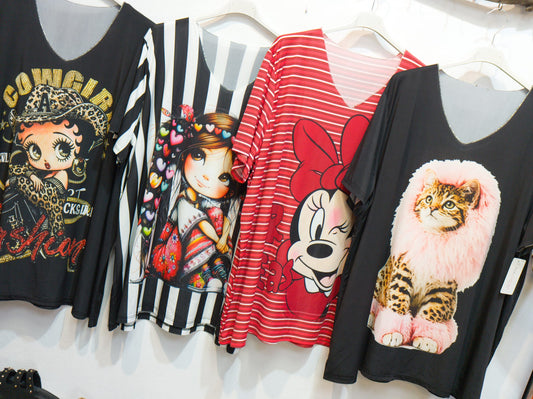 Camiseta licra estampada