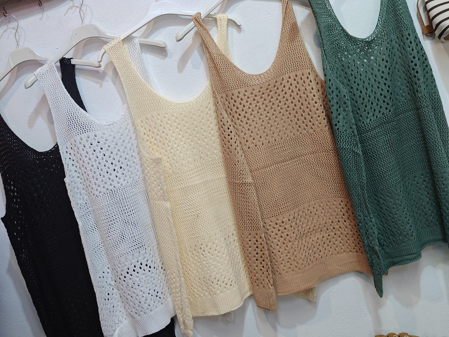 Jersey-vestido hilo