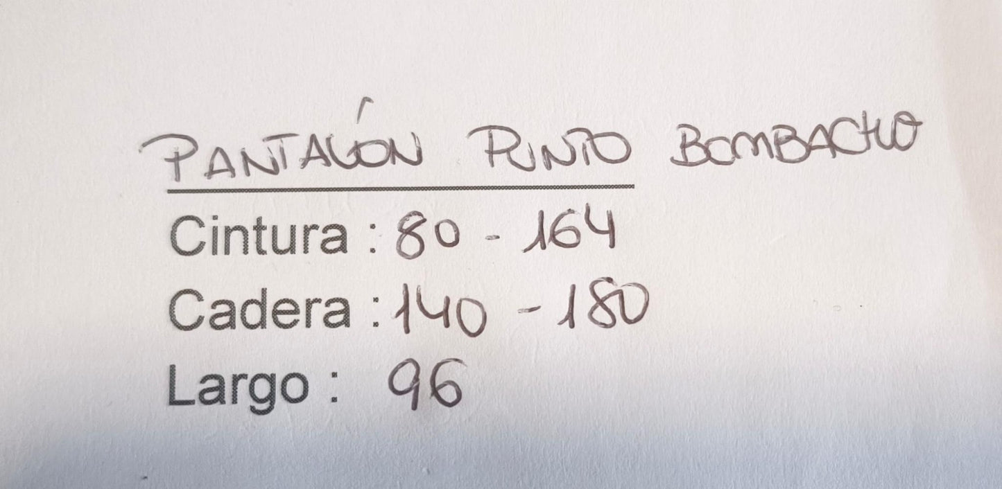 Pantalón punto bombacho