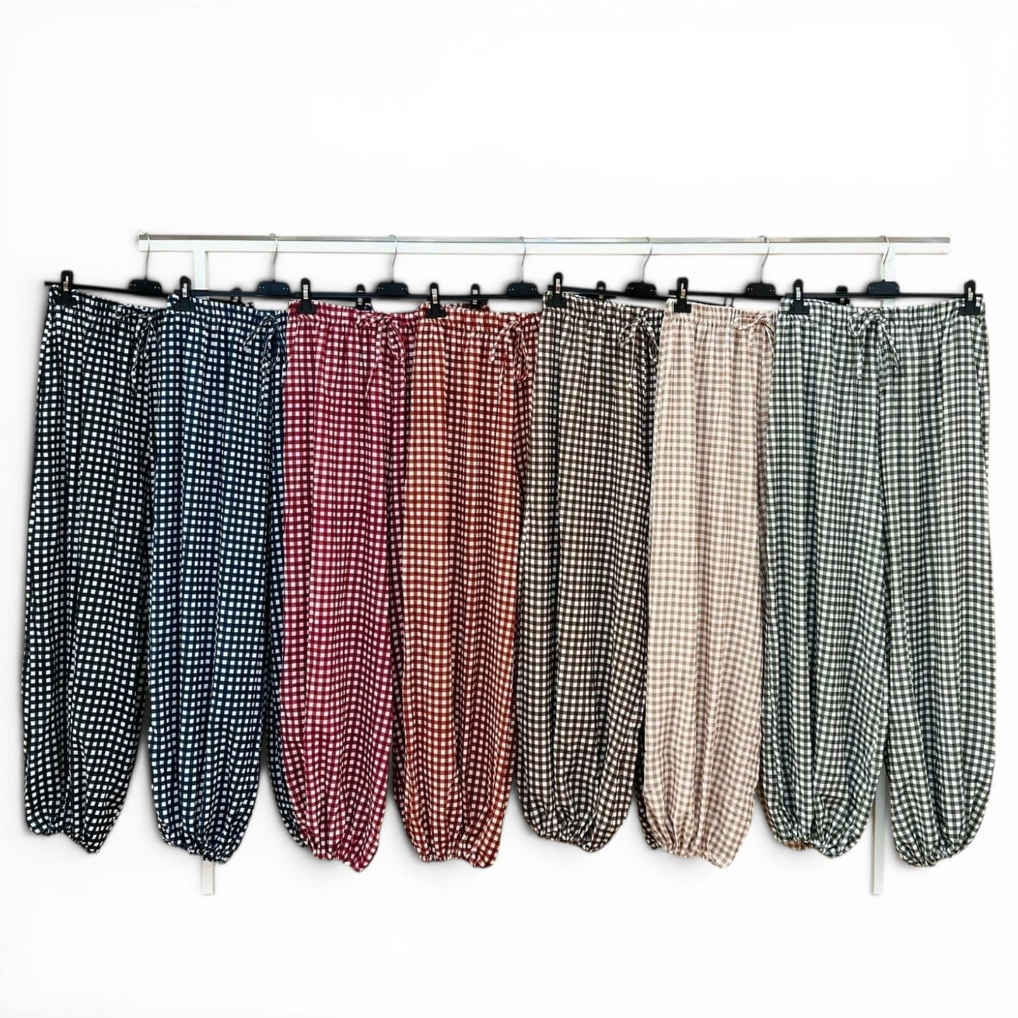 Pantalon Vichy sin bolsillos