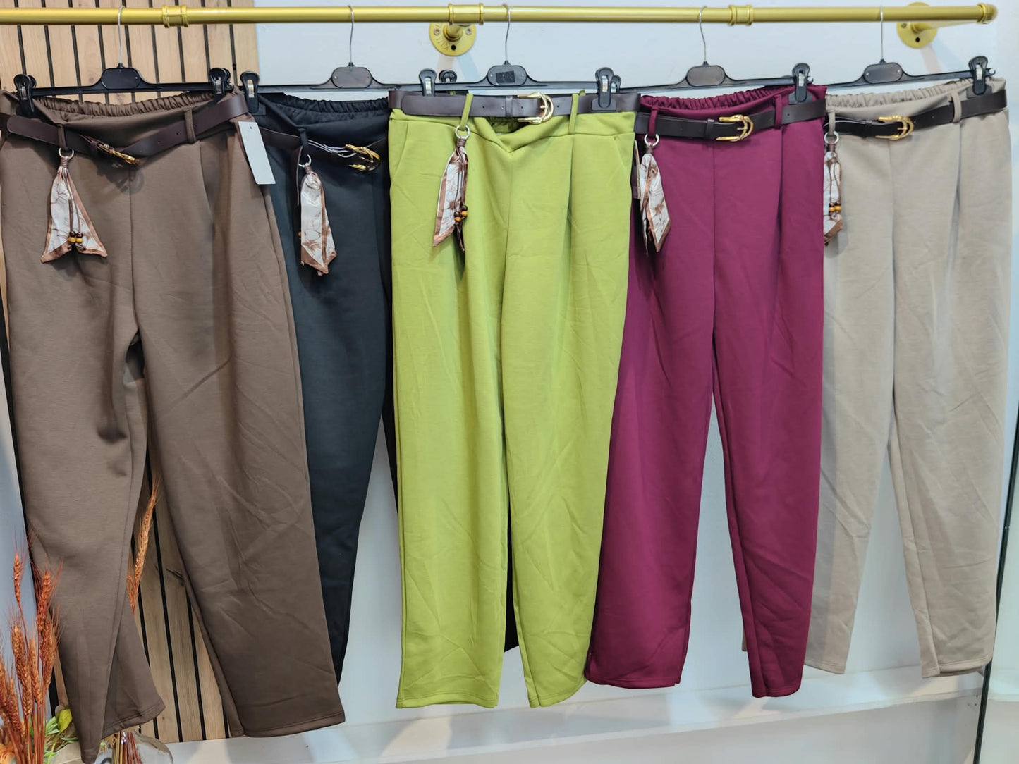 Pantalon abalorio