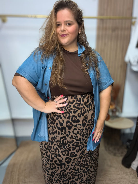 Falda Tul Animal Print