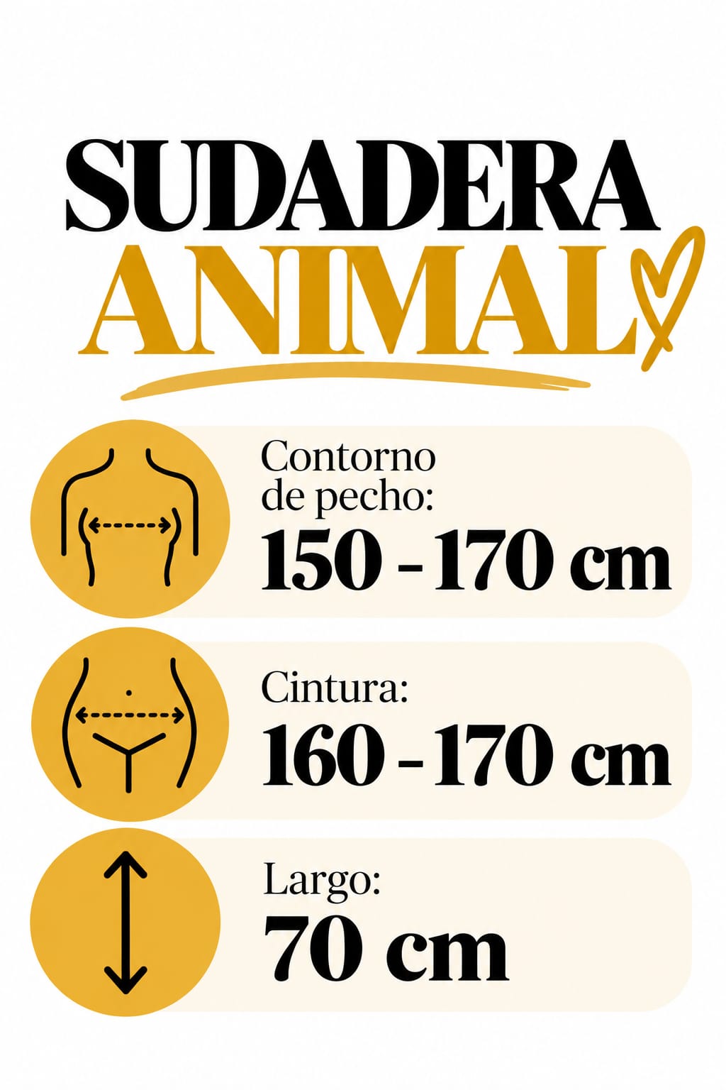 Sudadera Trasera Animal