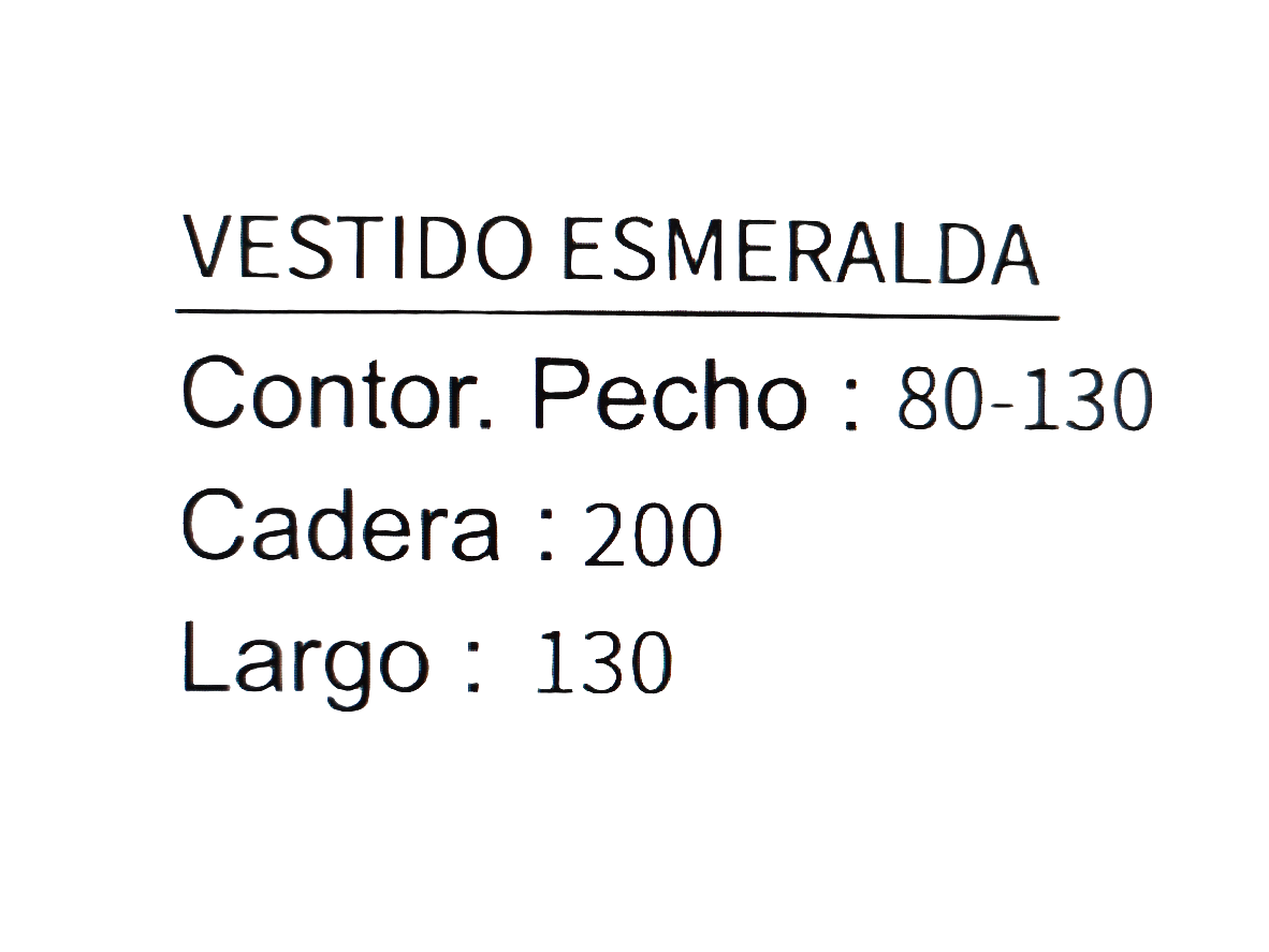 Vestido esmeralda
