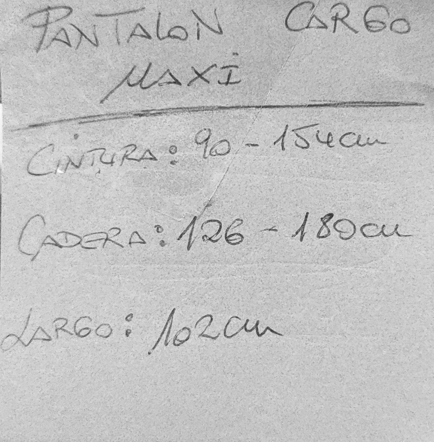 Pantalón Cargo