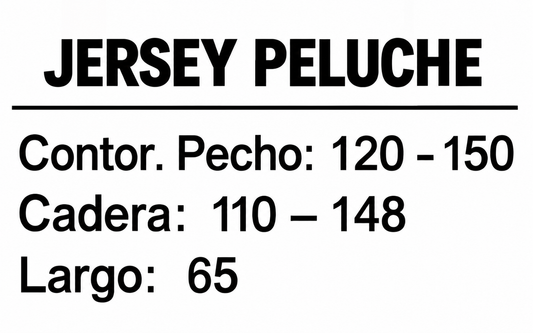 Jersey Peluche