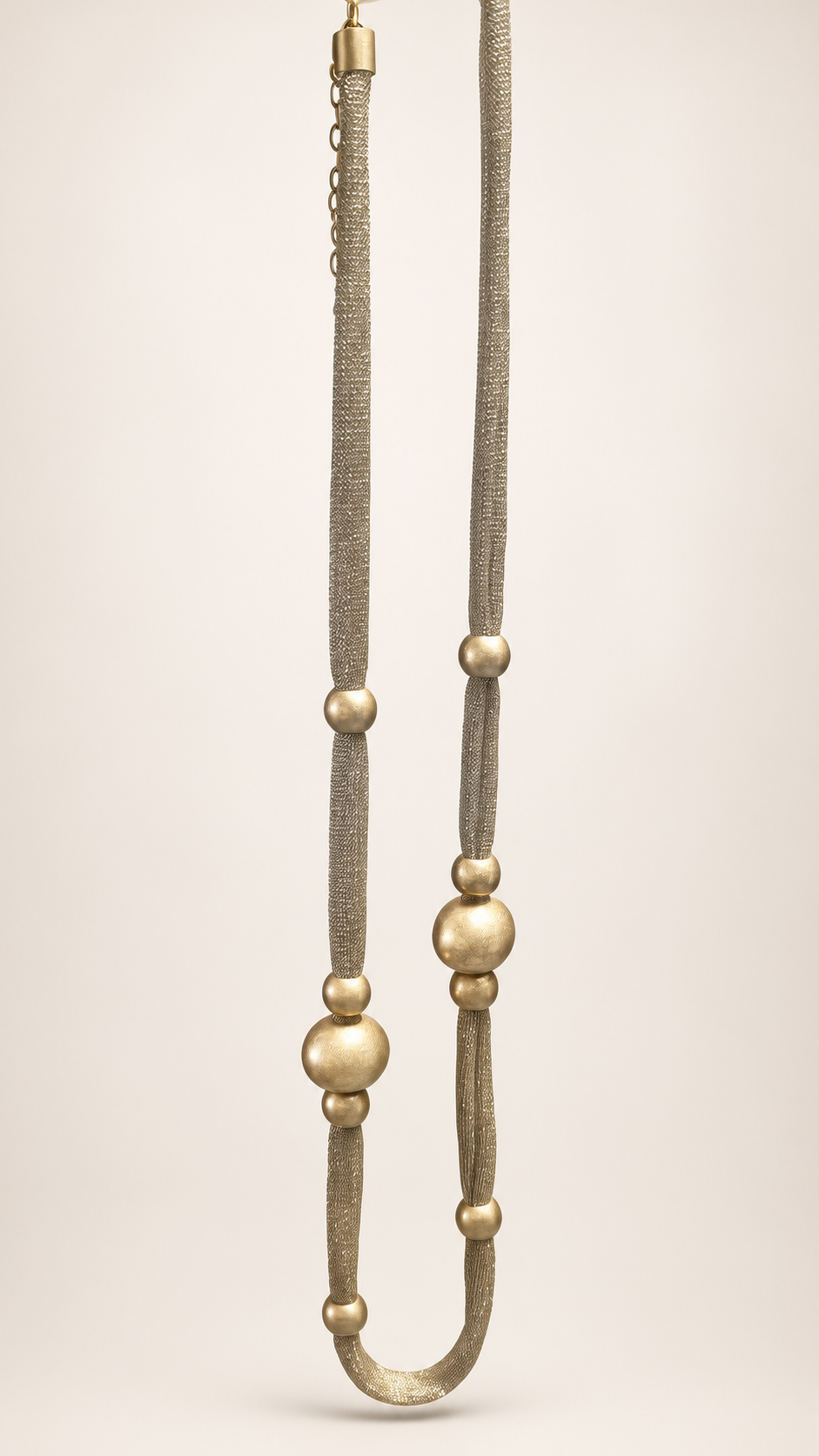 Collar Dorado bolas