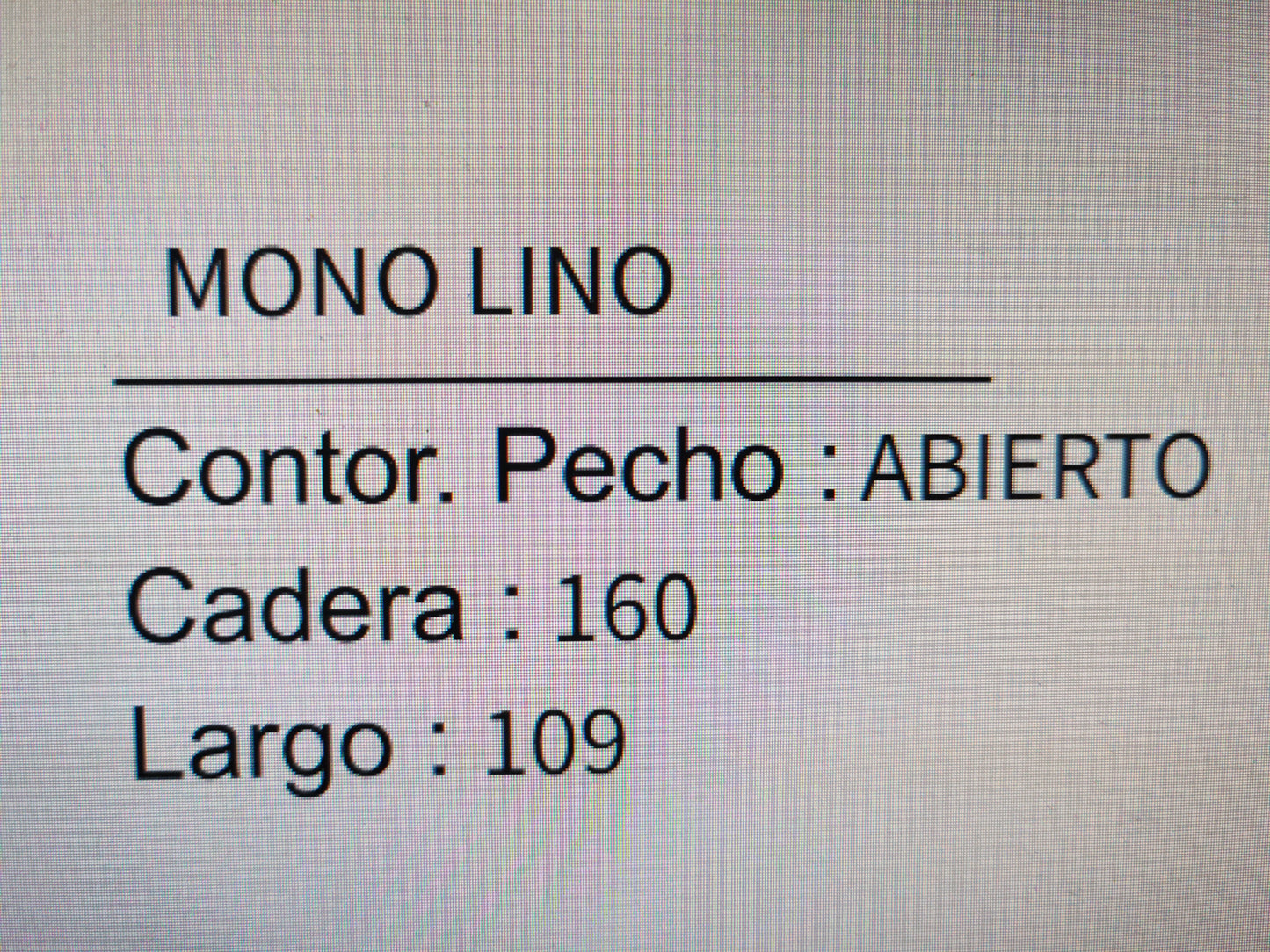 Mono Lino