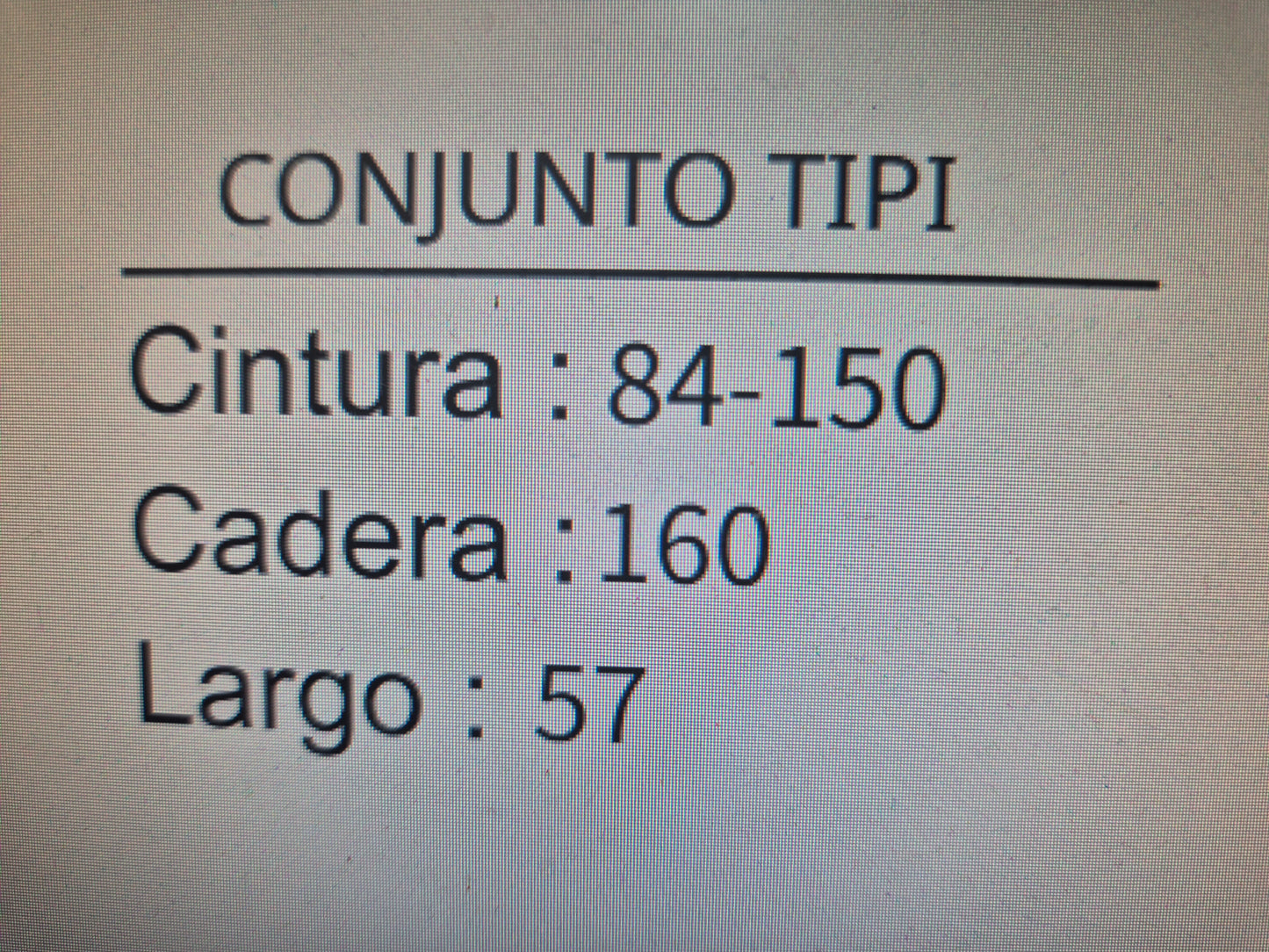 Conjunto tipi