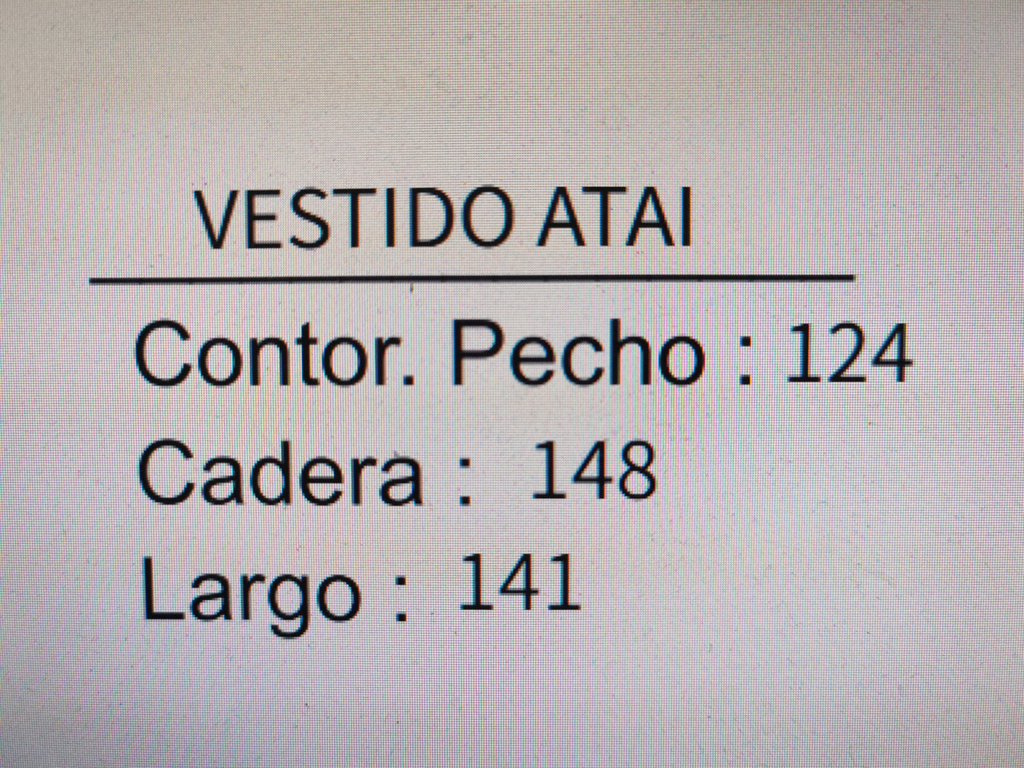 Vestido atai