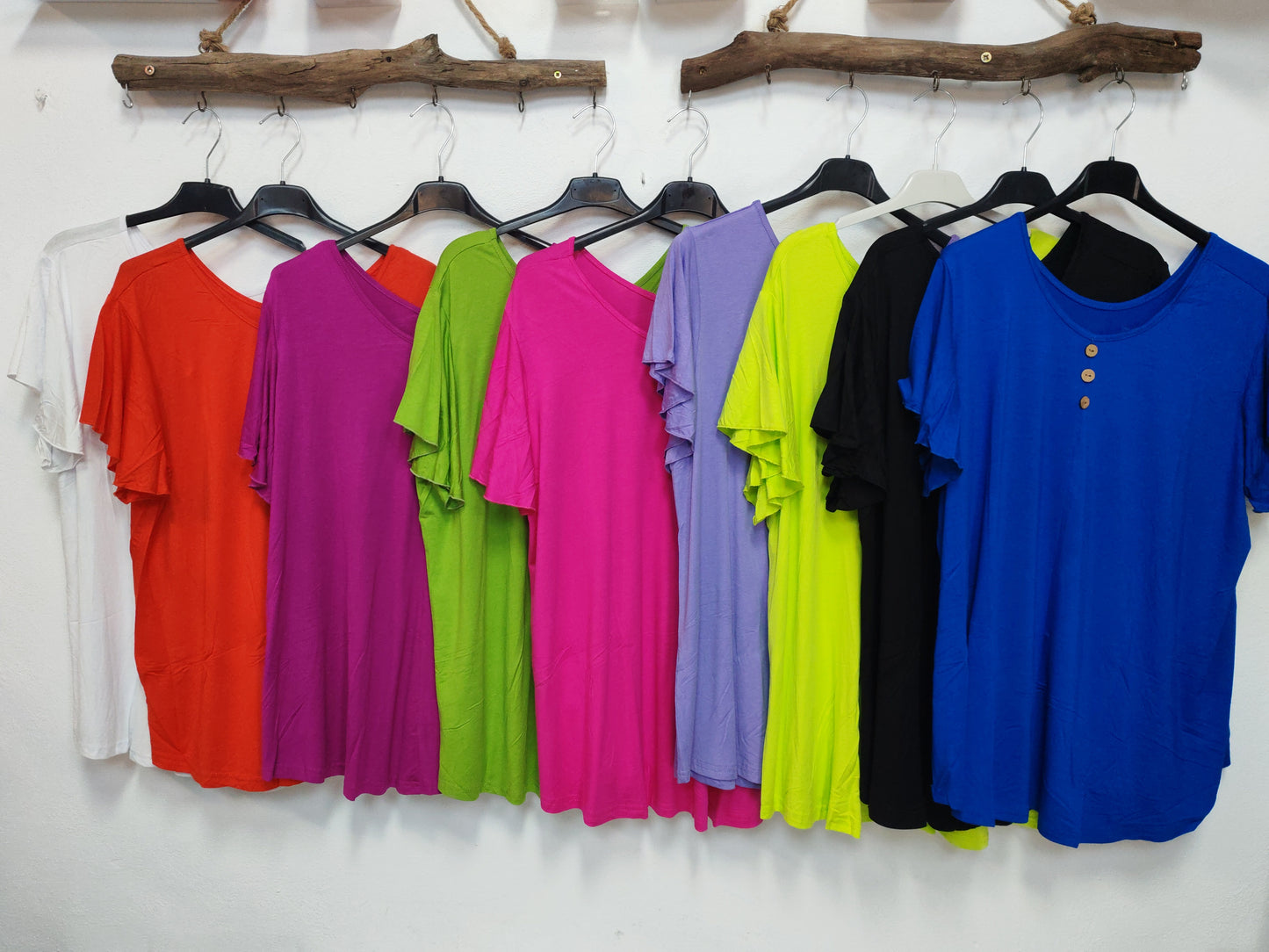 Camiseta boton