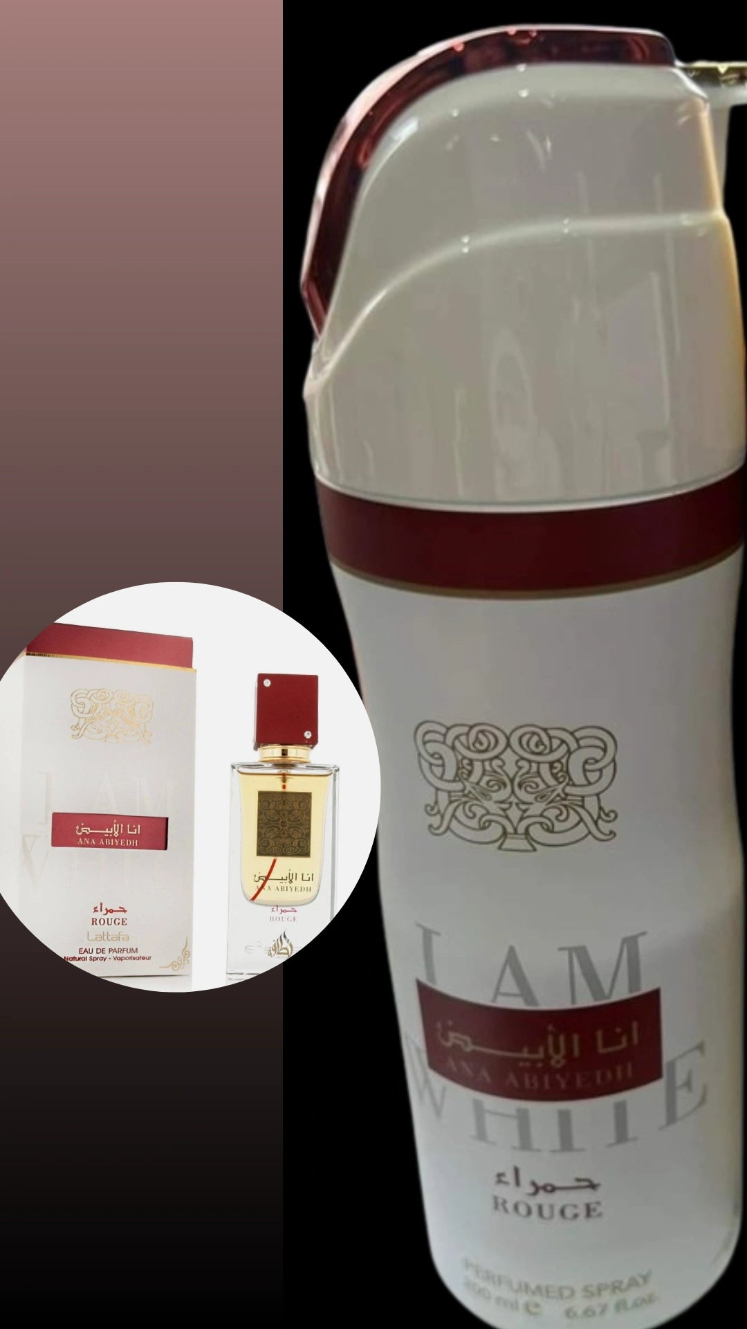 Perfume/Desodorante spray ana abiyed