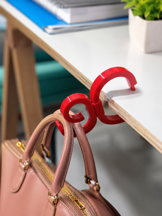 Sujeta bolso plegable