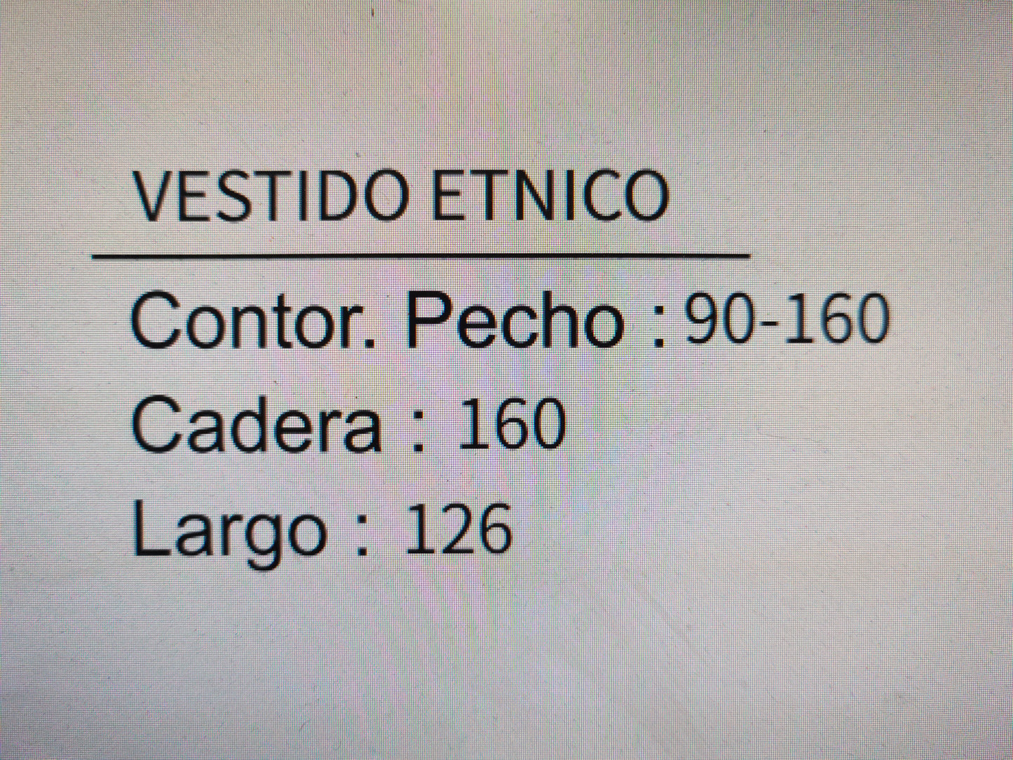 Vestido etnico