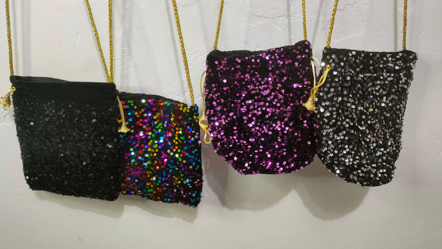 Bolso - bombonera lentejuelas