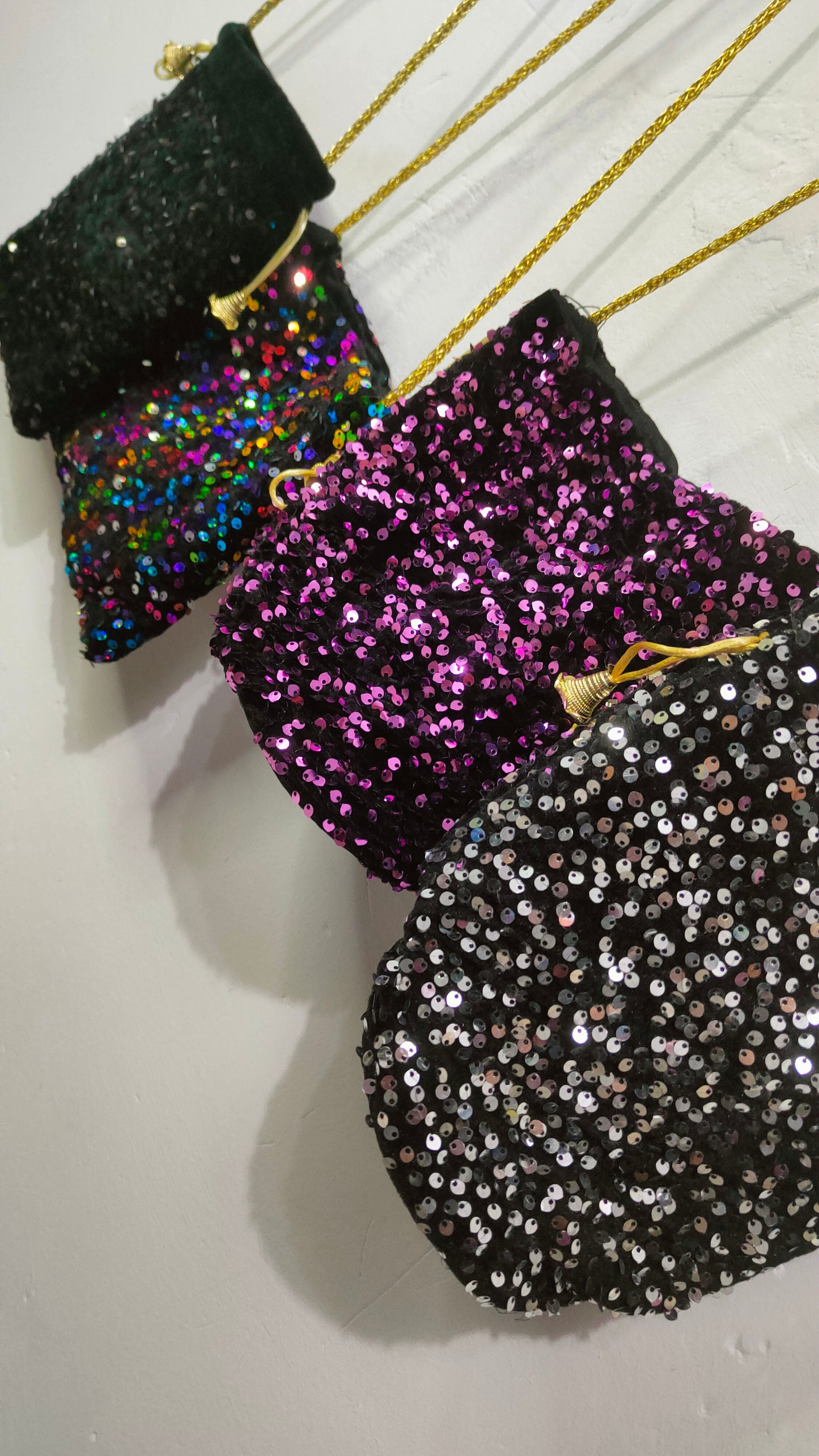 Bolso - bombonera lentejuelas